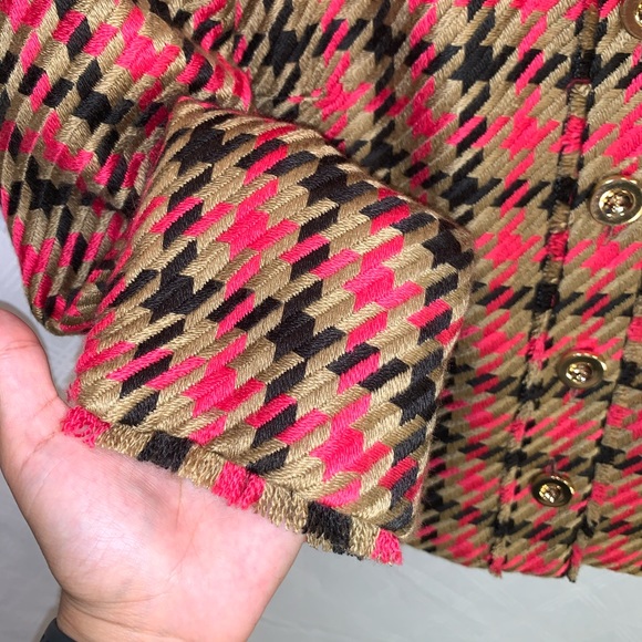 1 JONES NEW YORK TAN/PINK BLAZER - Picture 5 of 9